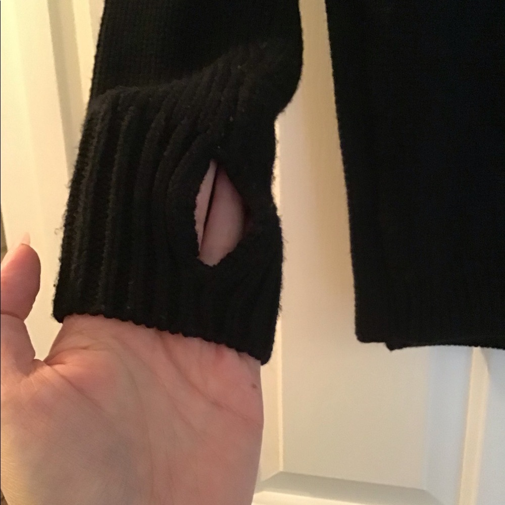 Athleta yoga sweater in black size M - Picture 4 of 6